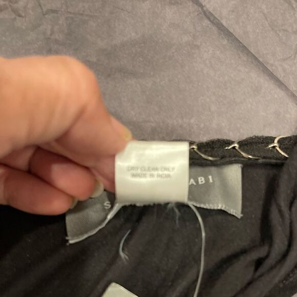 Sachin + Babi For Ankasa Black V Neck Chains Details Ruched Dress.Size S - Picture 13 of 16